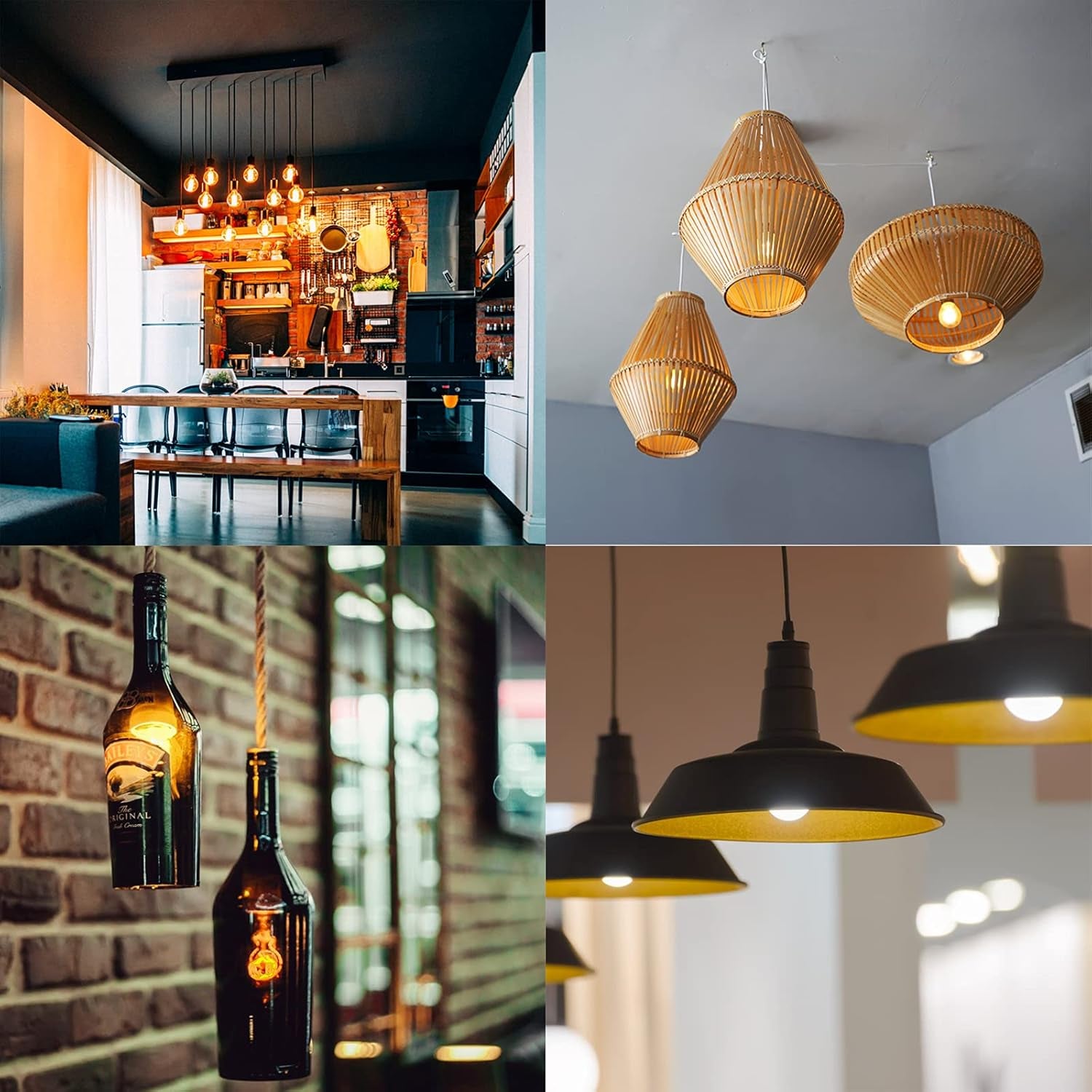 G50 Wax Warmer Bulbs, Scentsy Light Bulbs, 25 Watt Light Bulbs for Scentsy Warmers, G16.5 Globe E12 Incandescent Candelabra Base Clear Light Bulbs for Candle Wax Warmer, Long Last Lifespan 6 Pack