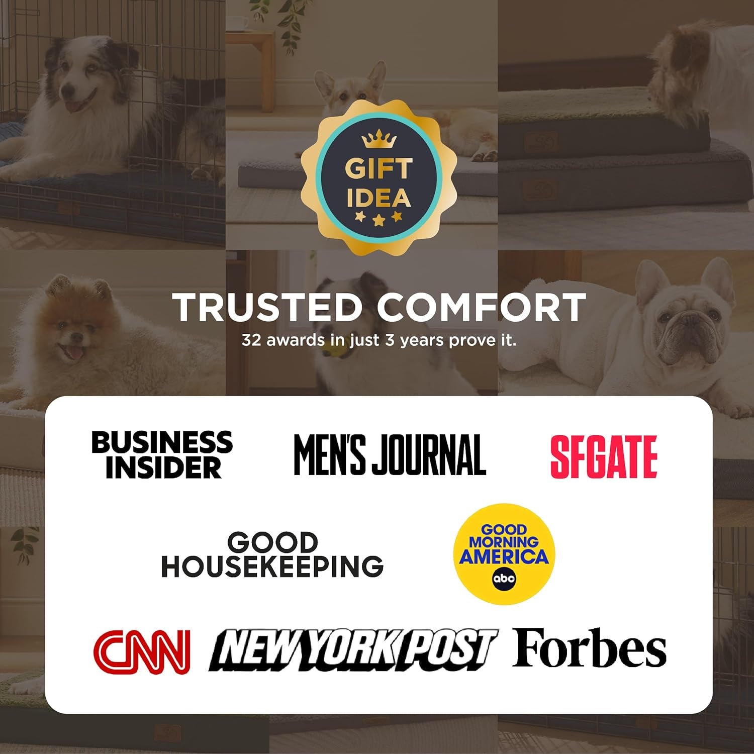 XL Dog Beds Large Sized Dog -Comfy Flat Extra Large Pet Beds with Removable Washable Cover, Orthopedic Egg Crate Foam Mat, Suitable for Pet up to 100 Lbs