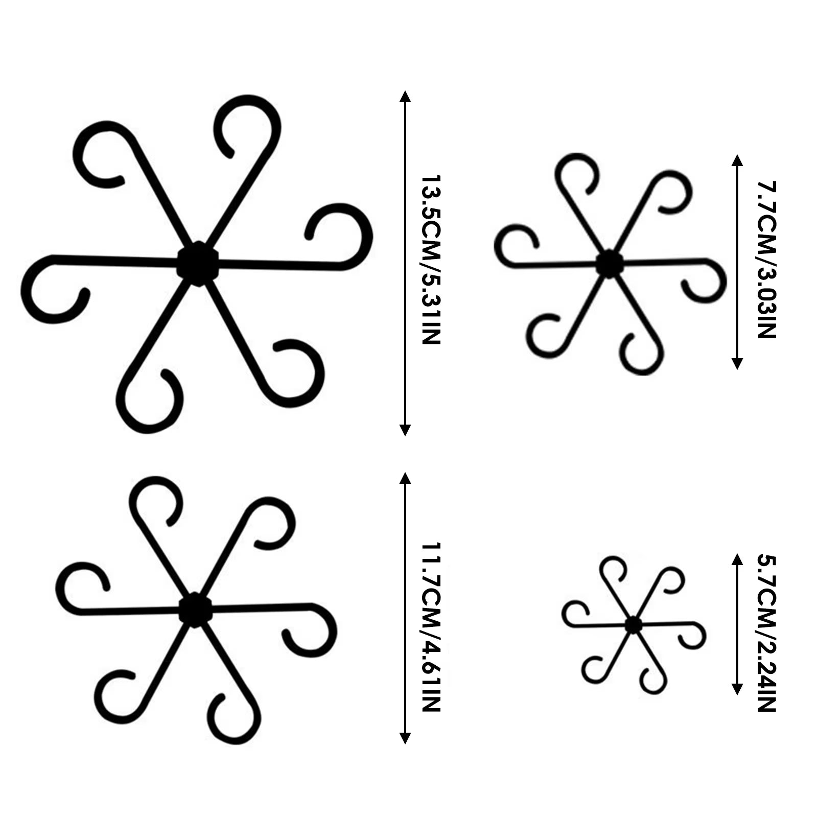 4Pcs Plants Stem Support Black/Red/Green Plastic Trellis Easy Installation Vine Plants Trellis for Indoor and Outdoor Plants