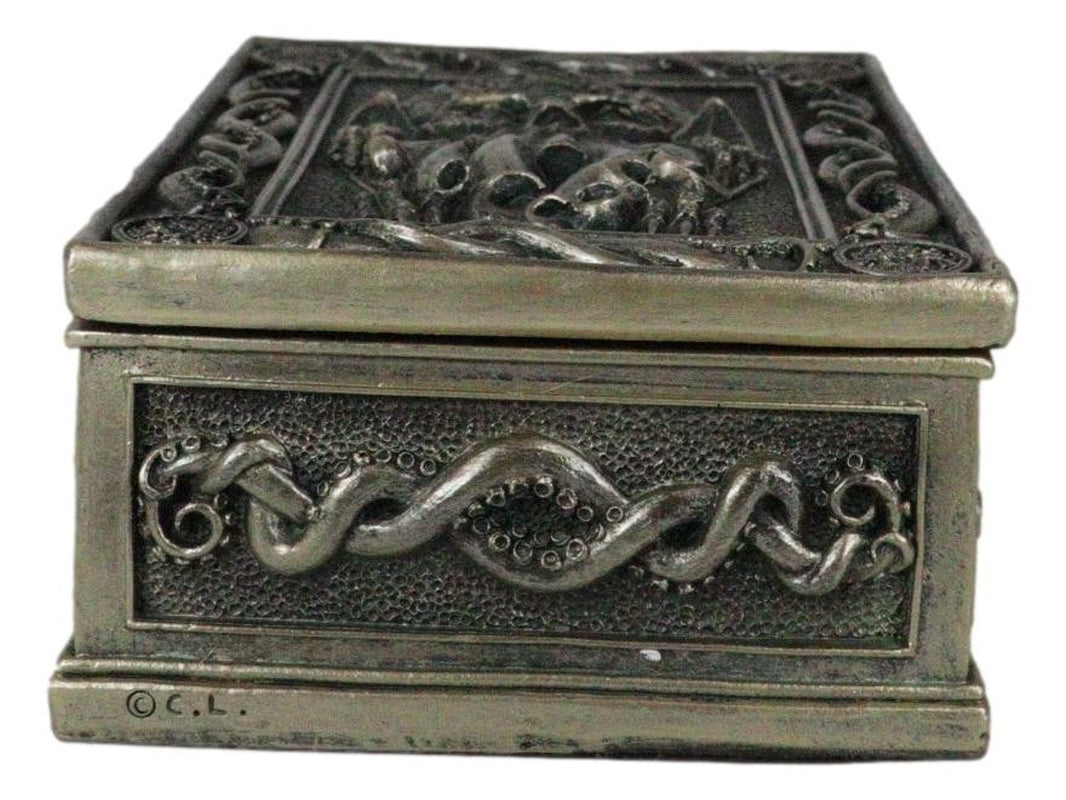 Marine Octopus Kraken Cthulhu Ancient Sacred Symbols Decorative Jewelry Box