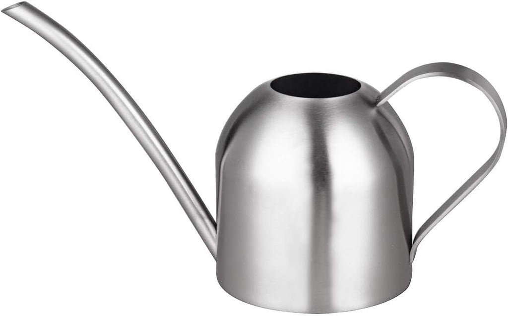 Small Watering Can for Indoor Plants Stainless Steel Bonsai Watering Can Mini Metal (15Oz/450Ml)