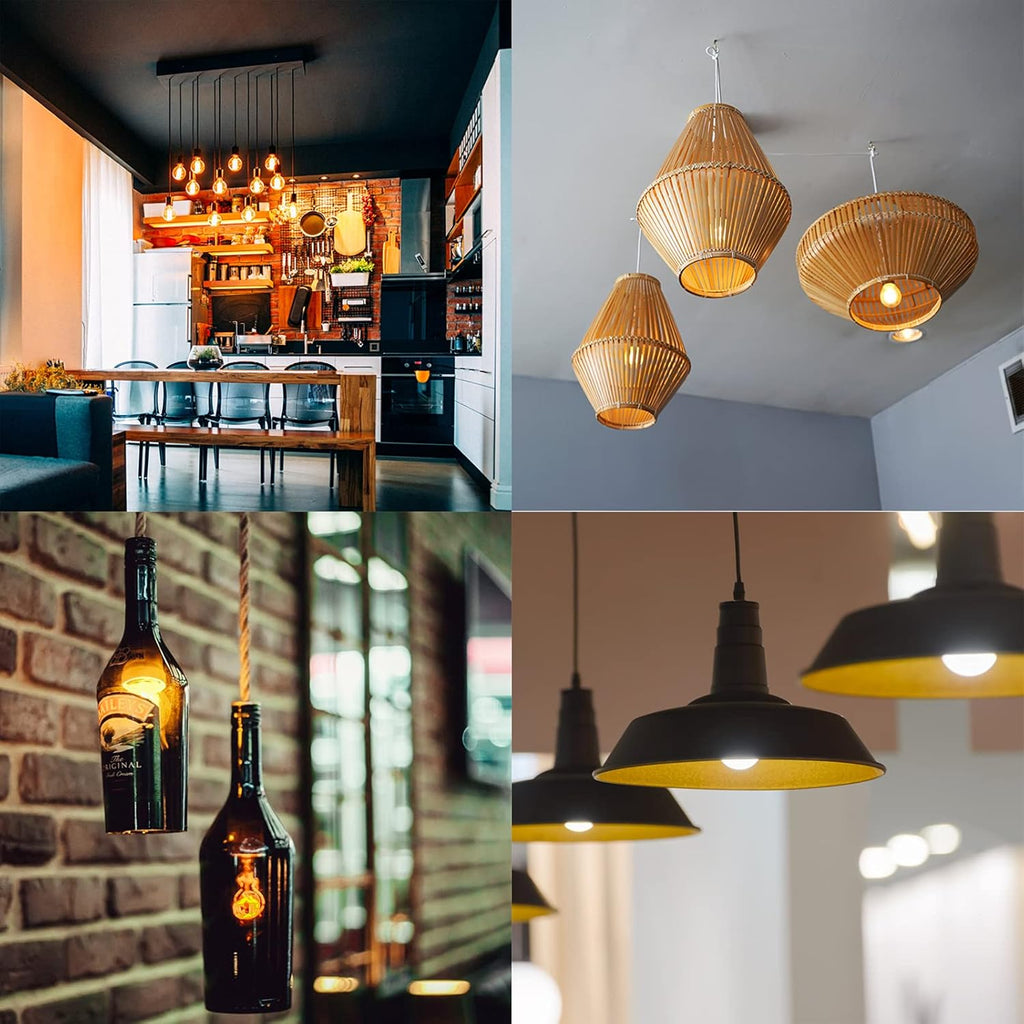 G50 Wax Warmer Bulbs, Scentsy Light Bulbs, 25 Watt Light Bulbs for Scentsy Warmers, G16.5 Globe E12 Incandescent Candelabra Base Clear Light Bulbs for Candle Wax Warmer, Long Last Lifespan 6 Pack