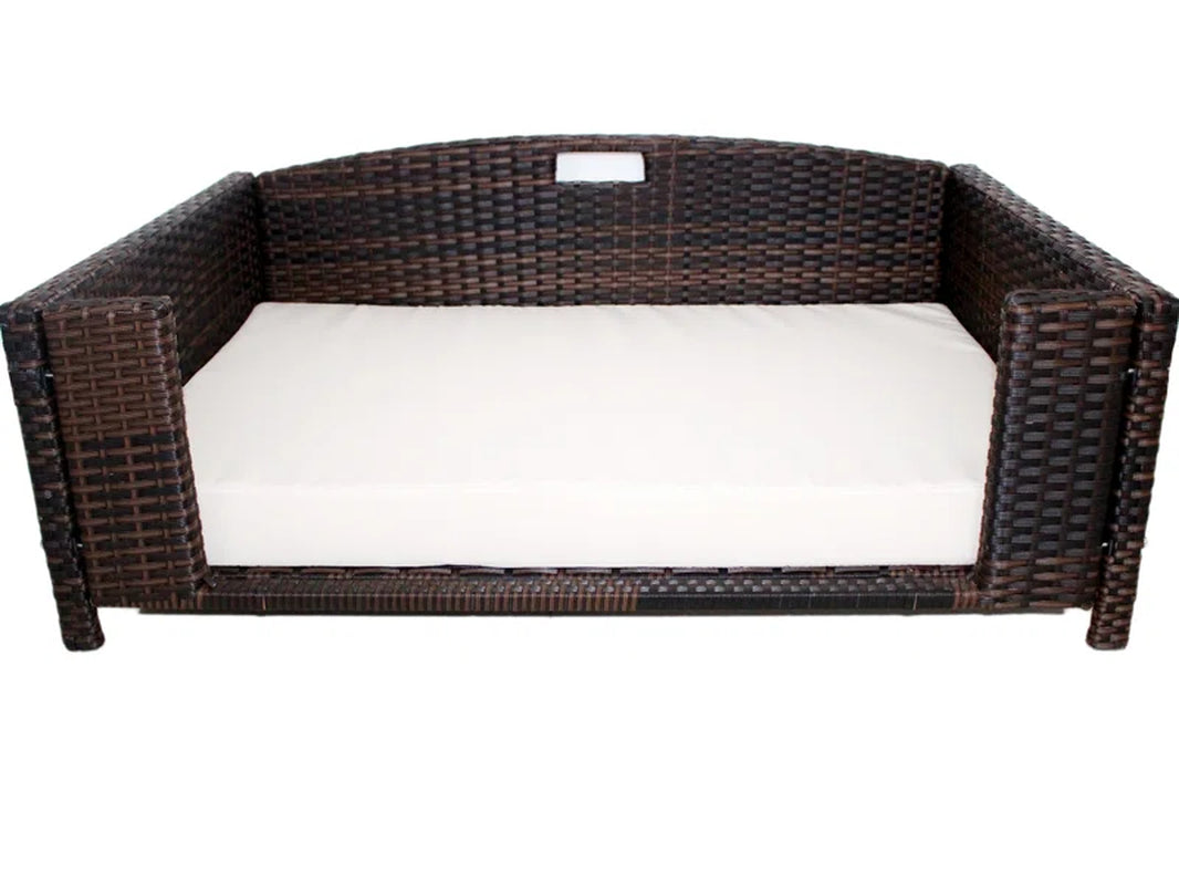 Cristobal Rattan Rectangular Dog Sofa