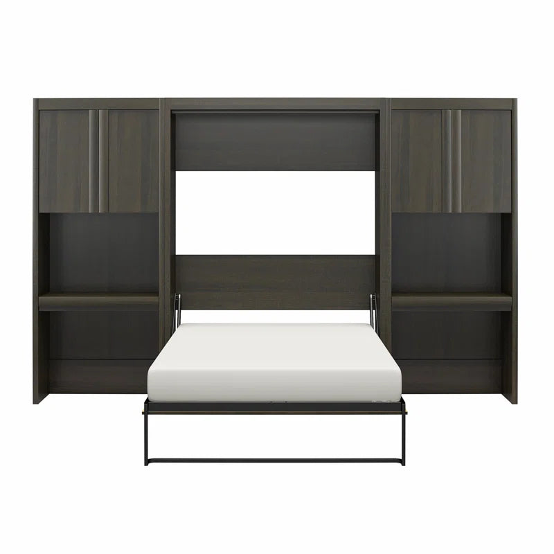 Wexford Murphy Storage Bed with 2 Vanity/Desk Storage Cabinets and Drawers