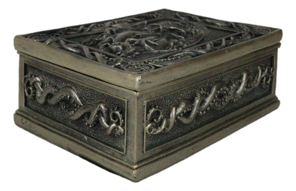 Marine Octopus Kraken Cthulhu Ancient Sacred Symbols Decorative Jewelry Box