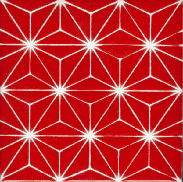 Sashiko Star in Snow Blaze