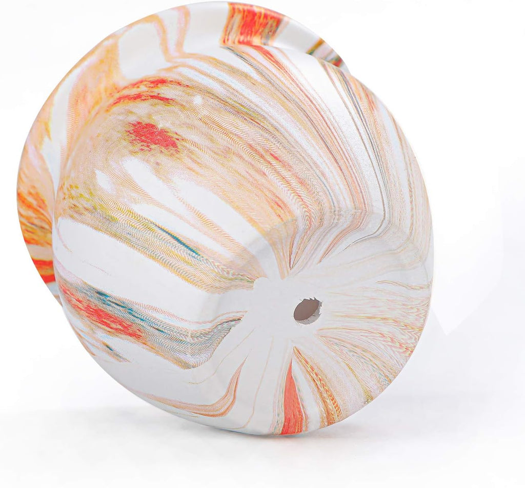 Succulent Pots - 4.5 Inch Small Succulent Plant Pots with Saucers Marbling Cactus Flower Planter Ceramic Pots for Indoor Plants Set of 4