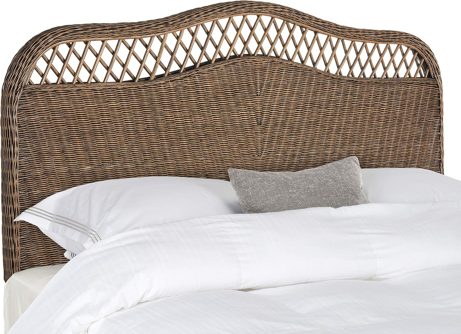 Home Collection Sephina Brown Rattan Headboard (Full)