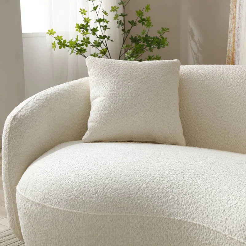 Yazgur 93.6" Curved Modern Upholstered Sofa