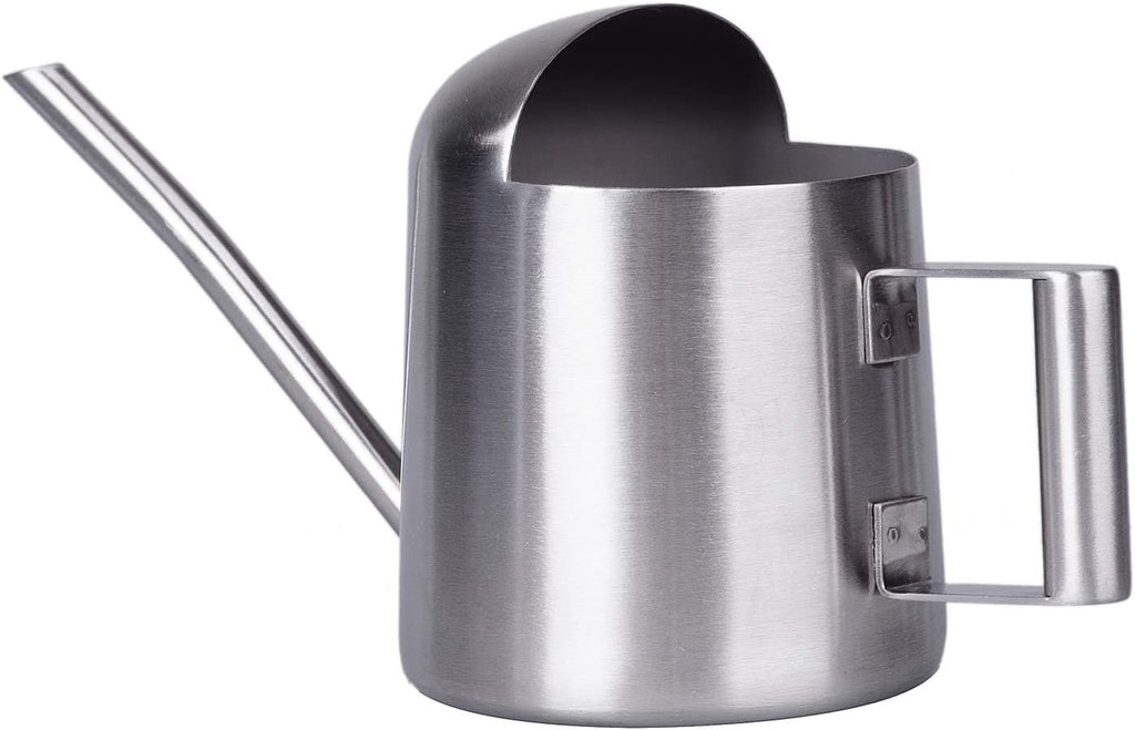 Tiny Watering Can for Indoor Plants Bonsai Tree Stainless Steel Small Watering Can Succulents, 11Oz/300Ml