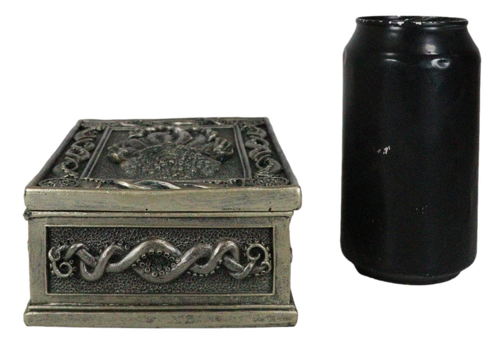 Marine Octopus Kraken Cthulhu Ancient Sacred Symbols Decorative Jewelry Box