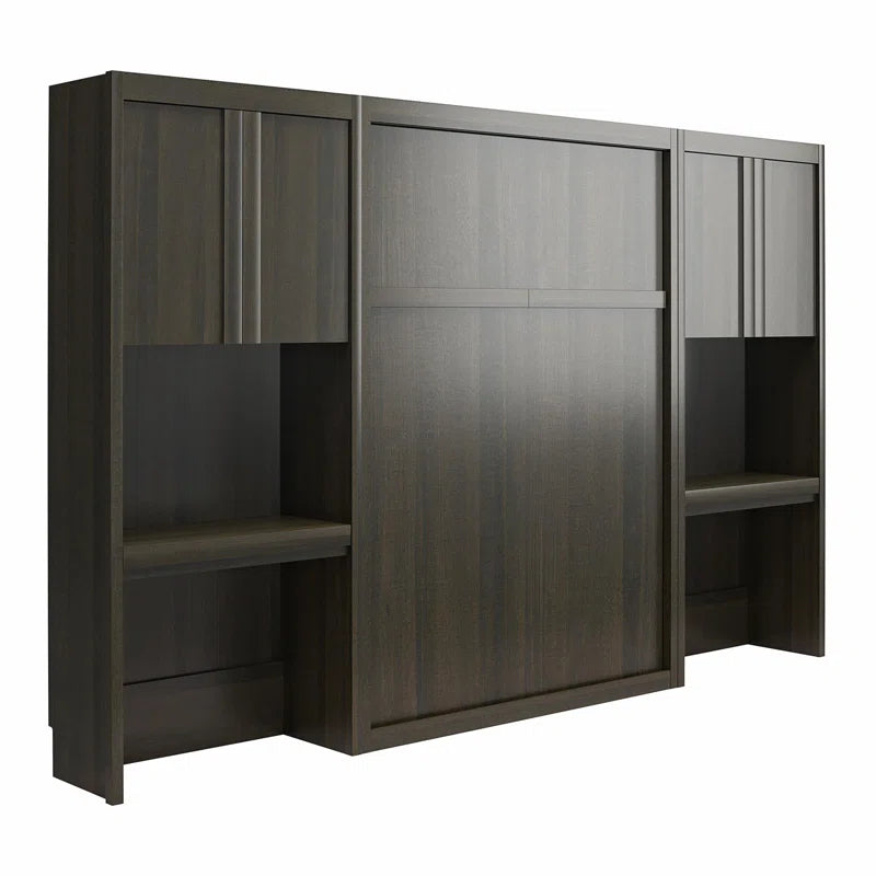 Wexford Murphy Storage Bed with 2 Vanity/Desk Storage Cabinets and Drawers